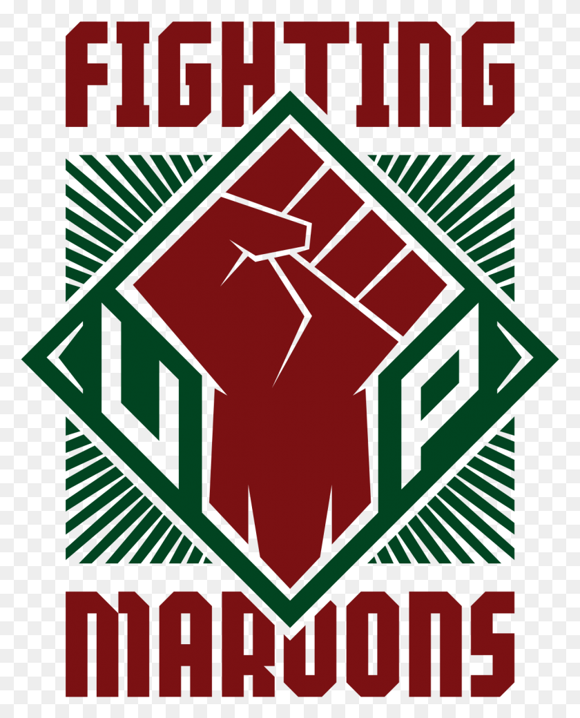 1185x1490 Up Fighting Maroons Up Fighting Maroons Logo, Poster, Advertisement, Recycling Symbol HD PNG Download