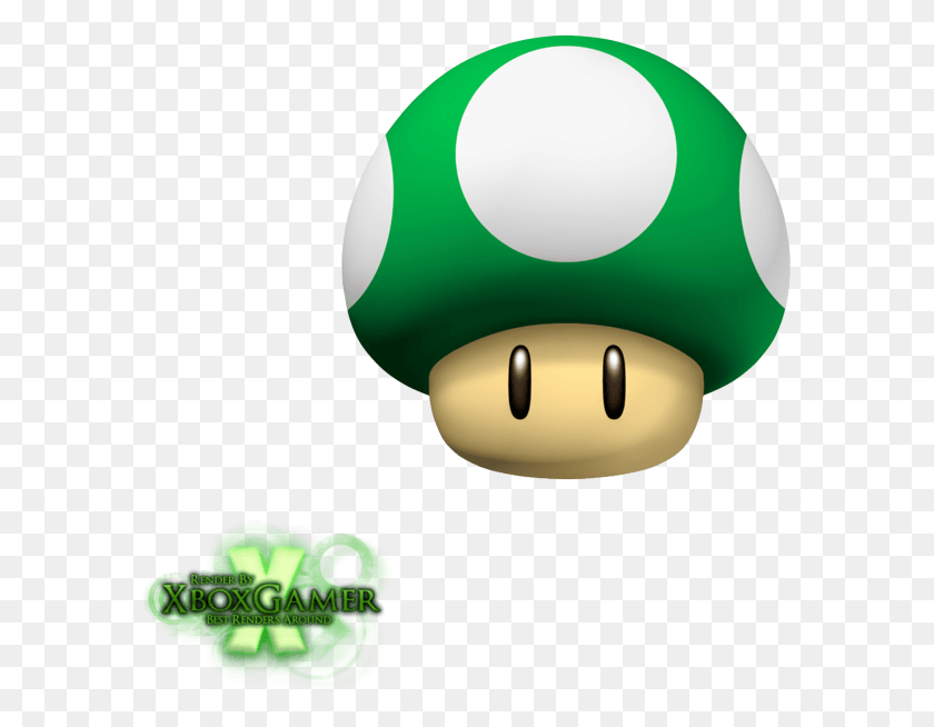 585x594 Up Photo Mushroom Super Mario Mushroom, Green, Symbol, Balloon HD PNG Download