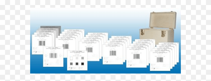 601x265 Upc Barcode Calibration Chart Set Box, Text, Word, Plan HD PNG Download