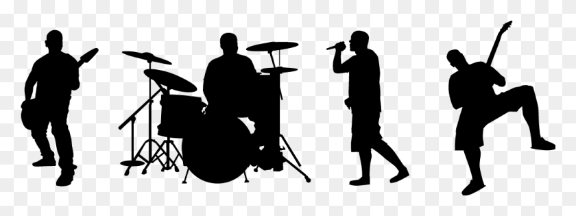 1050x344 Upcoming Band Silhouette, Gray, World Of Warcraft HD PNG Download