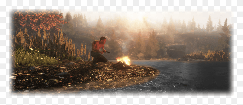 2198x857 Информация Об Обновлении Subsistence Game Steam, Человек, Человек, Огонь Hd Png Скачать