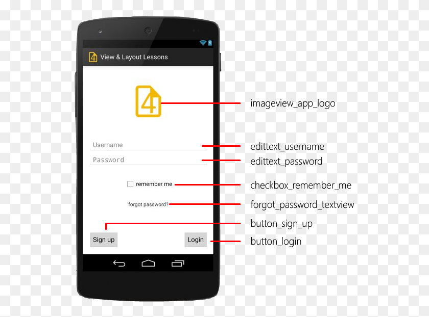 549x562 Descargar Png Botón Subir Clipart Actividad De Registro De Android En Android, Teléfono Móvil, Teléfono, Electrónica Hd Png