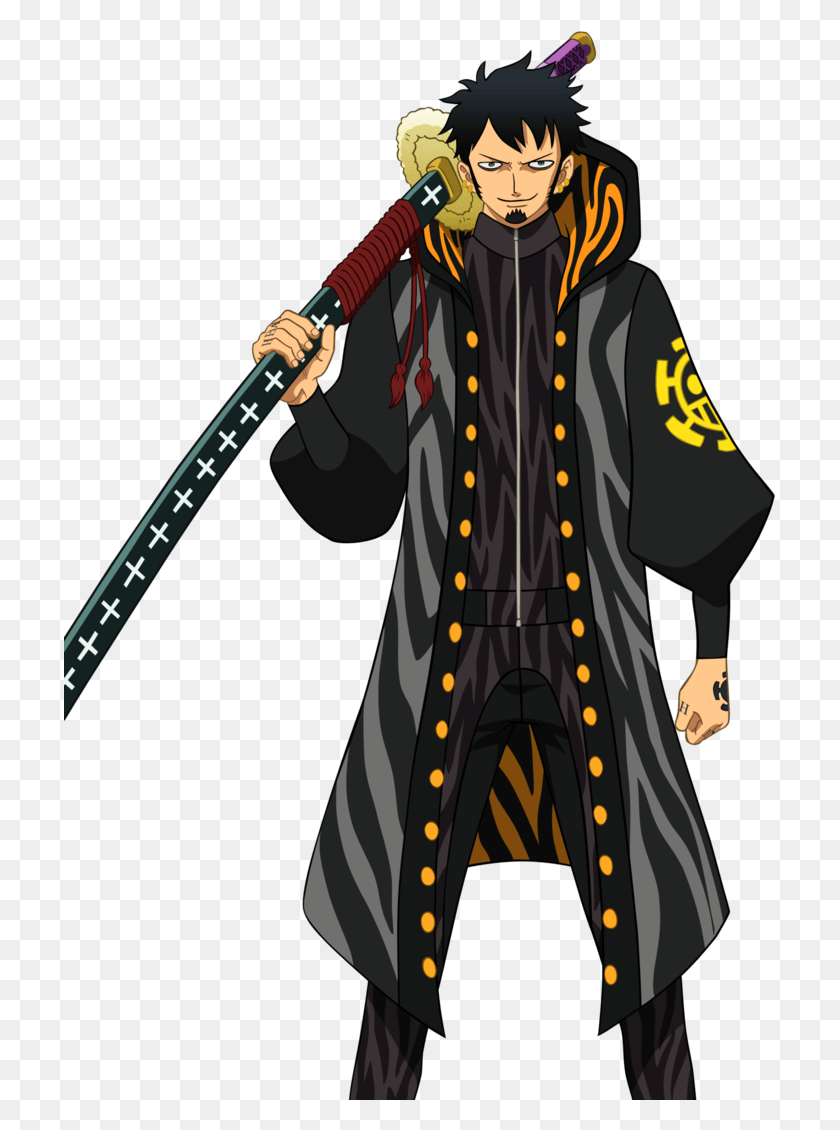 713x1070 Uploaded At 737 Law One Piece, Person, Human, Ninja HD PNG Download