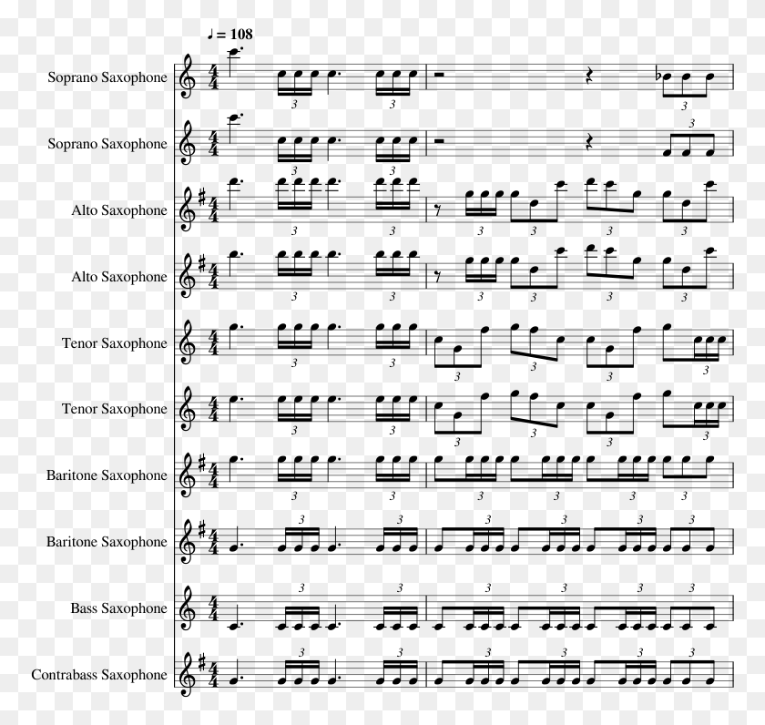 773x736 Uploaded On Nov This Is The Star Wars Main Theme For High Hopes Flute Sheet Music, Gray, World Of Warcraft HD PNG Download