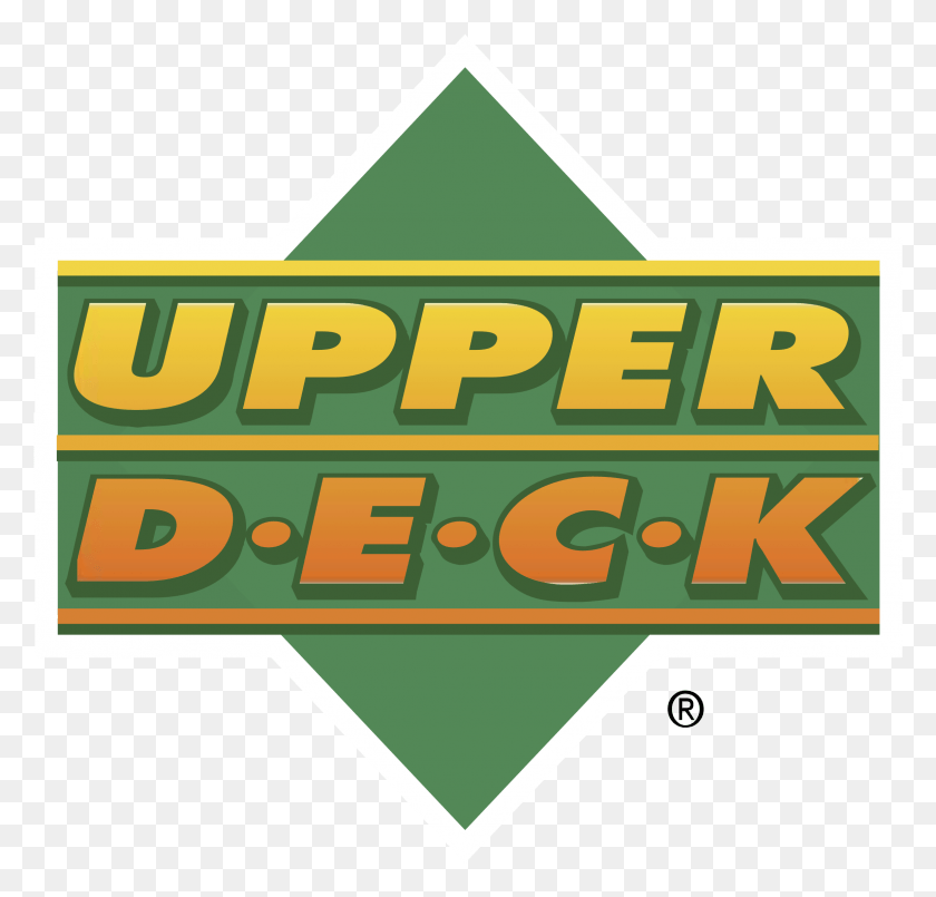2311x2209 Upper Deck Logo Transparent Upper Deck, Logo, Symbol, Trademark HD PNG Download