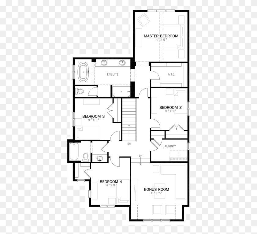 402x705 Upper Level Floor Plan, Floor Plan, Diagram, Plot HD PNG Download