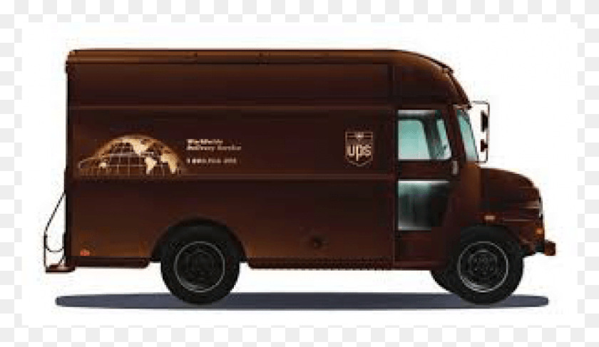 1068x585 Ups Compact Van, Vehicle, Transportation, Moving Van HD PNG Download