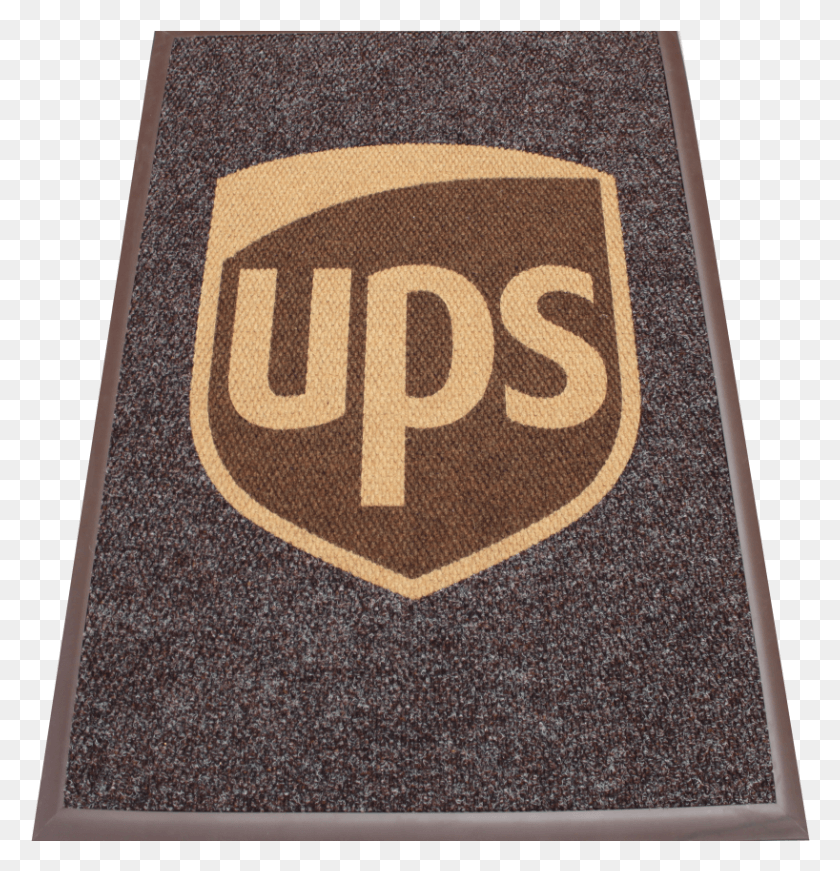 818x851 Ups United Parcel Service, Коврик, Текст, Логотип Hd Png Скачать