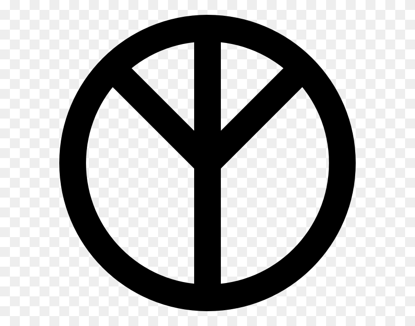 600x600 Перевернутый Знак Мира Символ Мира, Символ, Логотип, Товарный Знак Hd Png Скачать