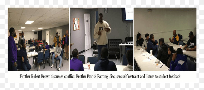 943x375 Upsilon Nu Youth Academy Conflict And Black History Classroom, Person, Human, Audience HD PNG Download