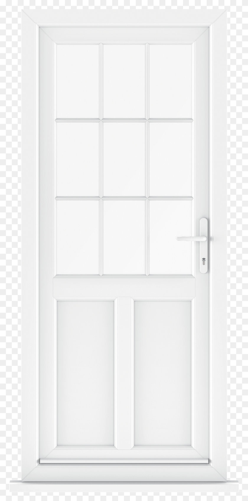 792x1664 Upvc Back Door Thames Valley Home Door, Французская Дверь Hd Png Скачать