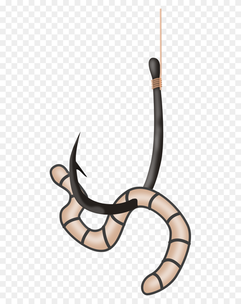 493x1000 Upvote 1 Downvote Fishing Hook With Bait Clipart, Antler, Slingshot, Hook HD PNG Download