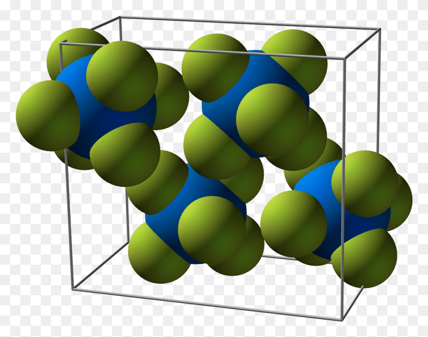 1121x866 Uranium Hexafluoride Unit Cell 3D Sf, Sphere, Ball, Balloon Descargar Hd Png