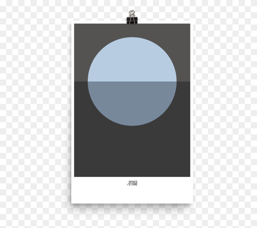 451x686 Уран Плакат Круг, Луна, Космическое Пространство, Ночь Hd Png Скачать
