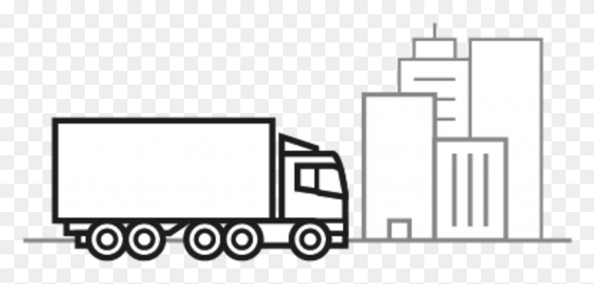 969x426 Urban Distribution Transport, Trailer Truck, Truck, Vehicle HD PNG Download