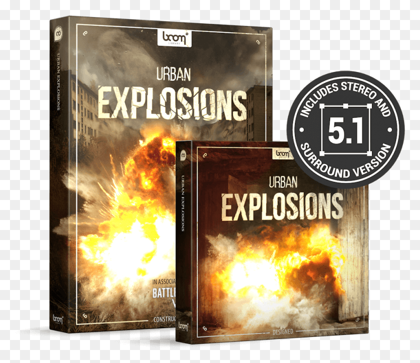 957x818 Urban Explosions Bundle Boom Library Urban Explosions Free, Fire, Flame, Fireplace HD PNG Download