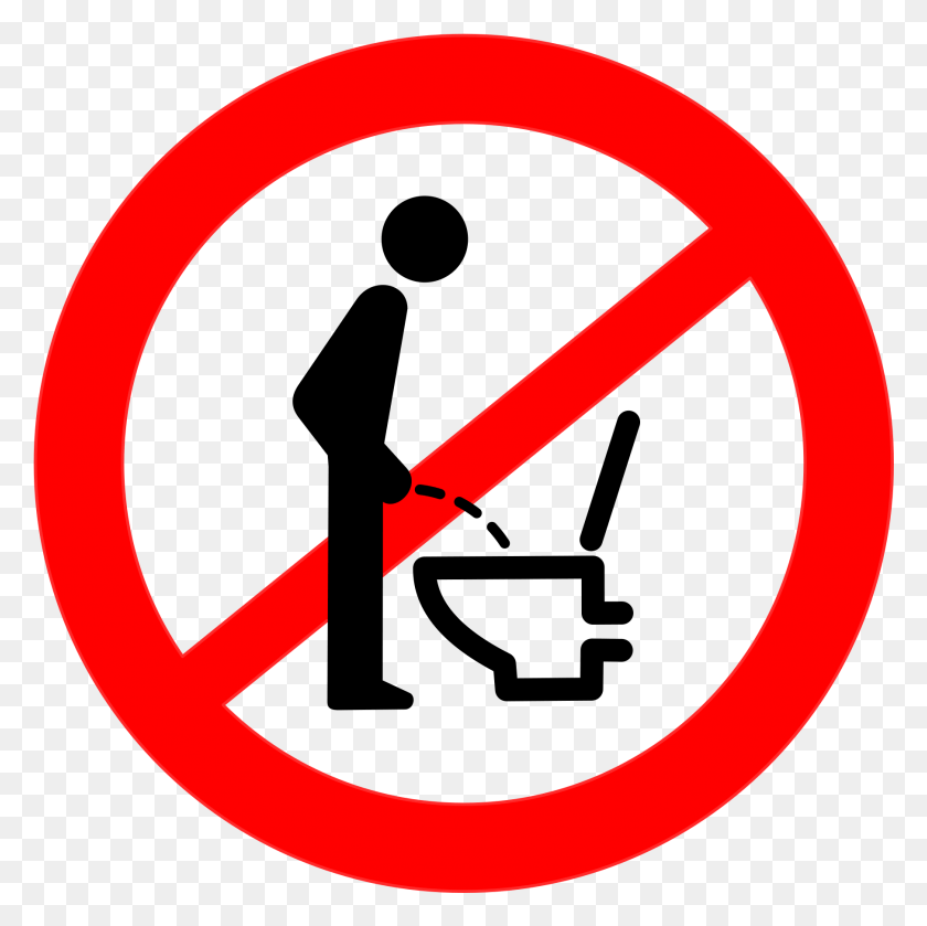 1808x1808 Urination Urine No Symbol Sign Feces, Triangle, Logo, Trademark HD PNG Download