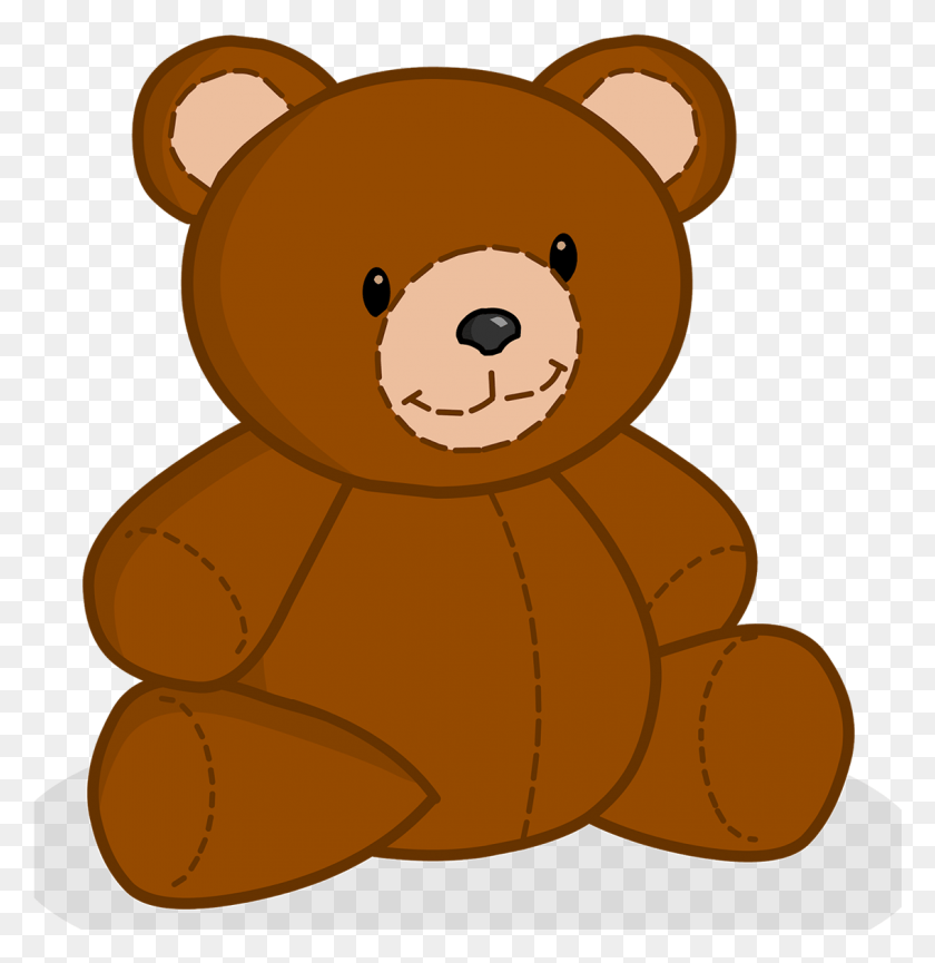 1134x1171 Ursinho Marrom Teddy Bear, Toy HD PNG Download