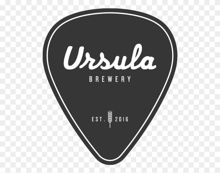 517x601 Descargar Png / Ursula Brewery Guitar Beer Logo, Plectro, Disco Hd Png