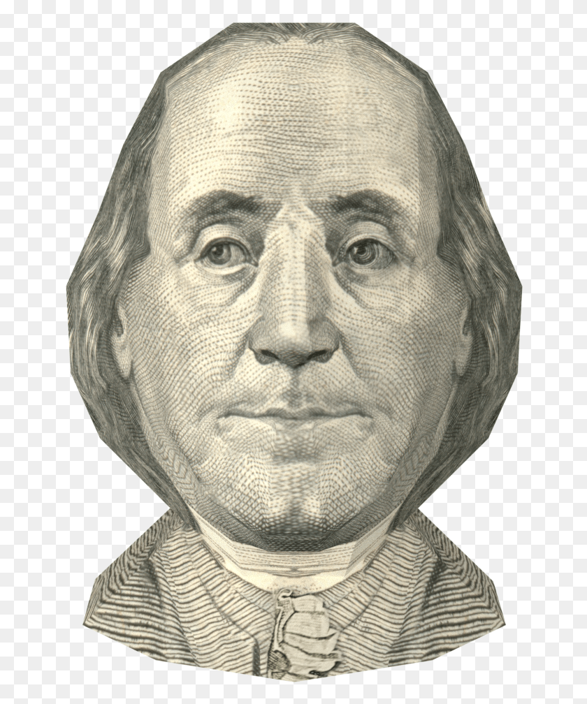 656x948 Us 100 Bill Benjamin Franklin Benjamin Franklin 100 Dollar Bill, Head, Person HD PNG Download