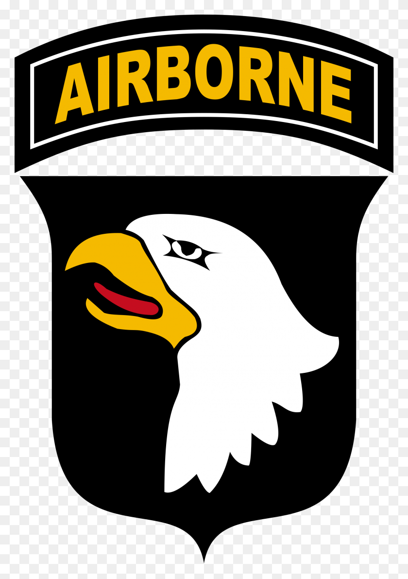 2000x2902 Us 101st Airborne Division Patch 101st Airborne, Bird, Animal, Beak HD PNG Download