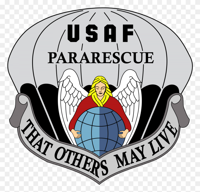 1040x994 Us Air Force Logo United States Air Force Pararescue, Symbol, Emblem, Trademark HD PNG Download