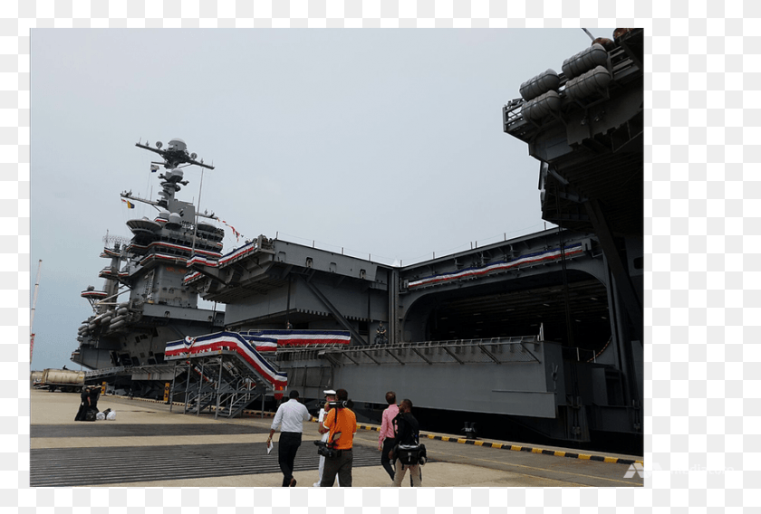 856x558 Us Aircraft Carrier In Singapore To Complement Naval Battleship, Person, Military, Aircraft Carrier HD PNG Download