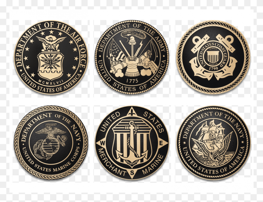 800x600 Us Army Seal Us Military Branches Seals, Coin, Money, Symbol HD PNG Download
