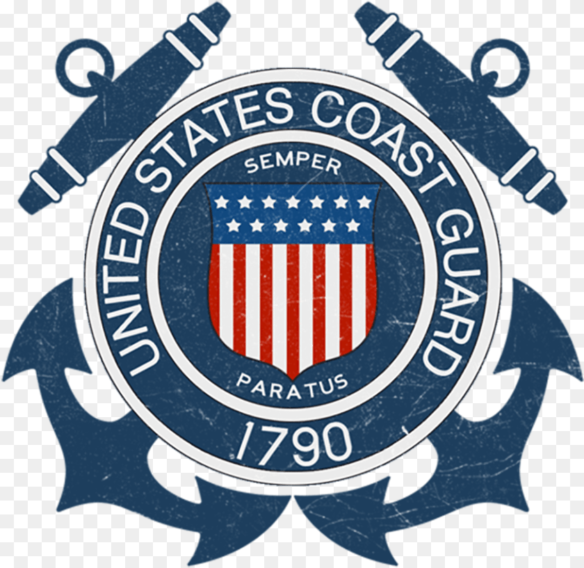 874x850 Us Coast Guard Log, Badge, Emblem, Logo, Symbol Sticker PNG