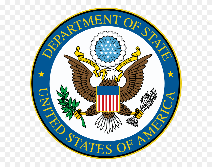 600x600 Us Department Of State Warns Of Increased Anti American Department Of State Usa Logo, Symbol, Trademark, Emblem HD PNG Download