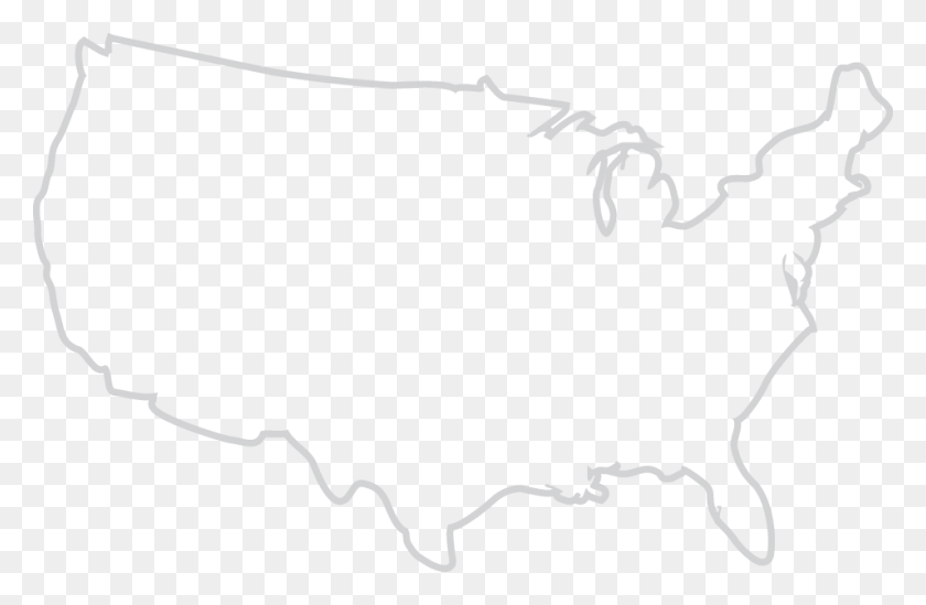 954x599 Us Map Background Yelom Myphonecompany Co Usa Outline Sketch, Blackboard, Text, Green HD PNG Download