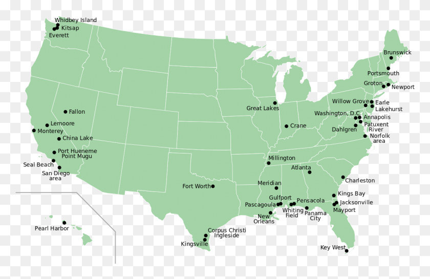 1259x783 Карта Американских Военных Баз Карта Военно-Морских Баз В Соединенных Штатах Карта Сената Сша 2019, Диаграмма, Участок, Атлас Hd Png Скачать