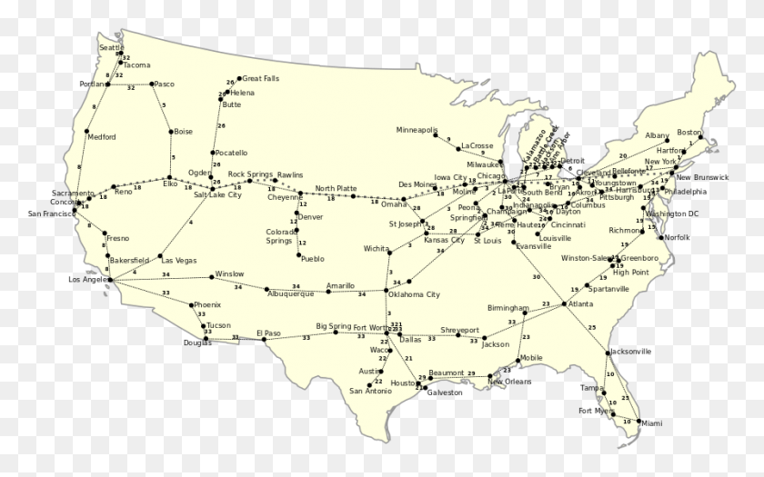 894x534 Us Map Postal Abbreviations Airmails Of The United Map, Diagram, Plot, Atlas HD PNG Download