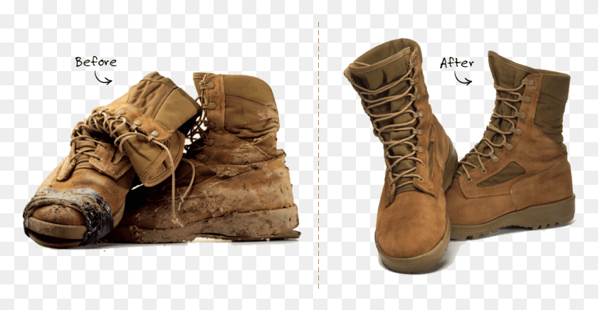 1083x523 Us Marine Corps Boots Danner Boot Recrafting Before And After, Clothing, Apparel, Footwear HD PNG Download
