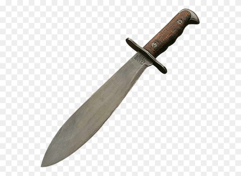 555x555 Us Model 1917 Bolo Knife Bowie Knife, Blade, Weapon, Weaponry HD PNG Download