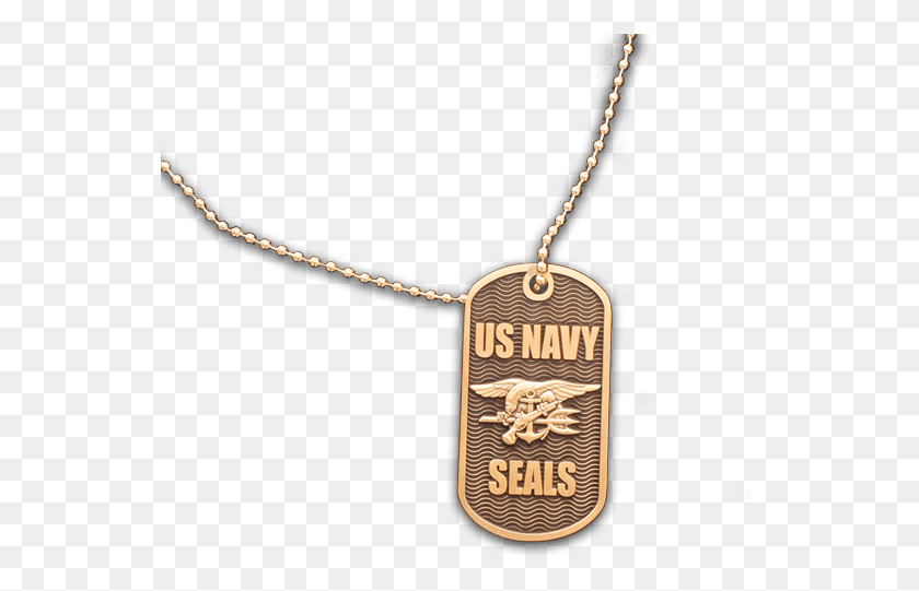 547x481 Us Navy Seals Trident Dog Tag Locket, Pendant, Necklace, Jewelry HD PNG Download