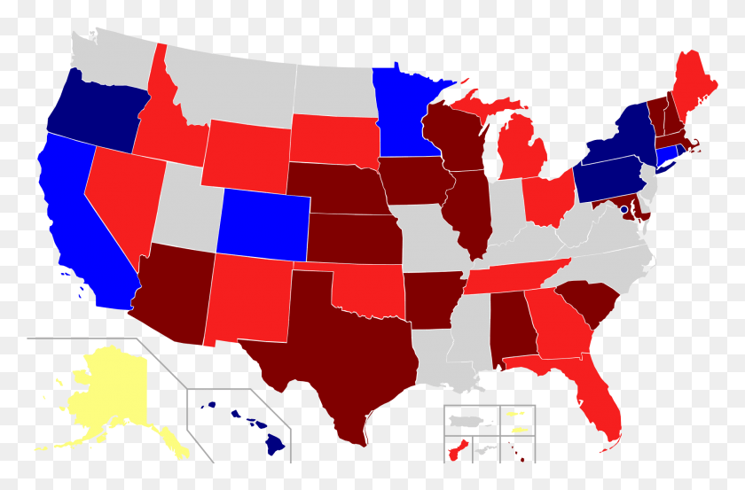 1936x1225 Descargar Png Mapa Del Senado De Los Estados Unidos De América Png
