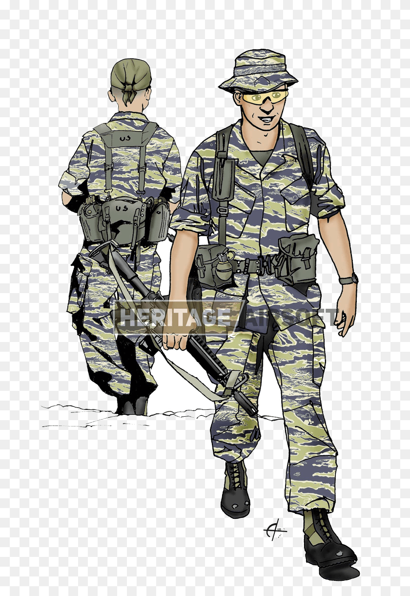 676x1160 Us Vietnam Special Forces Tigerstripe Soldier, Clothing, Apparel, Person HD PNG Download