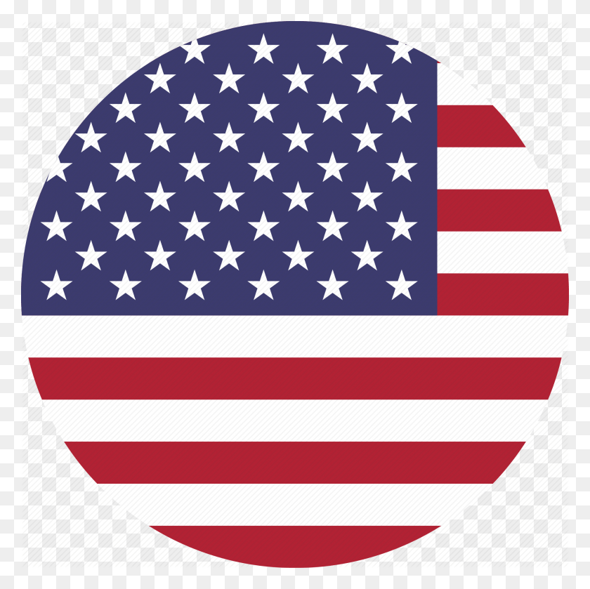 2000x2000 Usa Flag For Free On Mbtskoudsalg With Us Flag Icon Flat, Flag, Symbol, Rug HD PNG Download