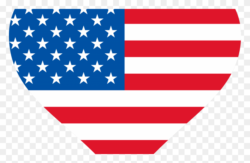 1440x900 Флаг Сша В Форме Сердца, Символ, Американский Флаг Png Скачать