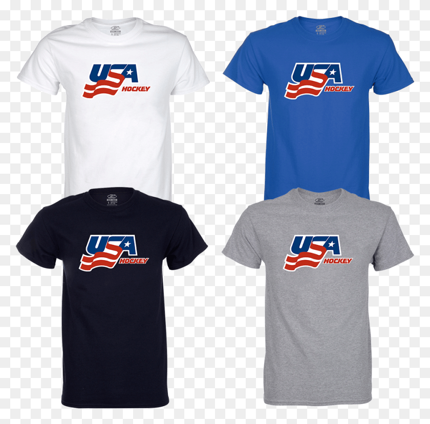 937x926 Usa Hockey Youth Logo T Shirt Team Usa Hockey, Clothing, Apparel, T-shirt HD PNG Download