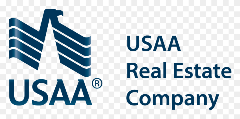 1026x469 Usaa Realco Logo Gradient Blue Side Stacked Usaa Real Estate Logo, Text, Electronics, Computer HD PNG Download