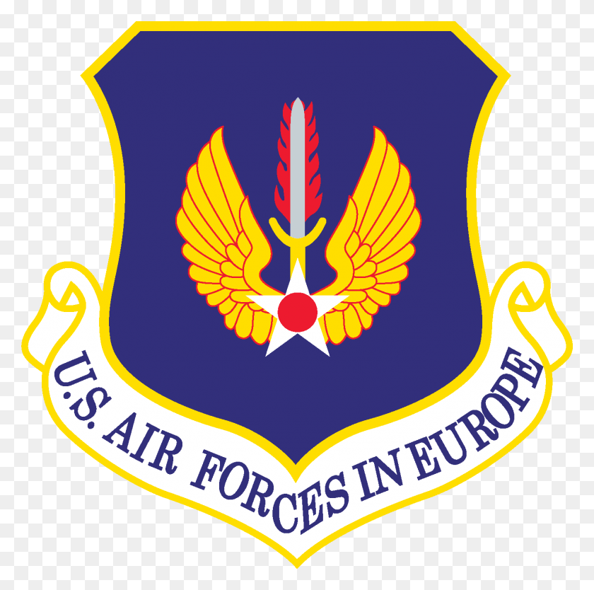 1396x1386 La Usaf En Europa Las Fuerzas Aéreas De Los Estados Unidos En Europa Las Fuerzas Aéreas De África, Emblema, Símbolo, Armadura Hd Png