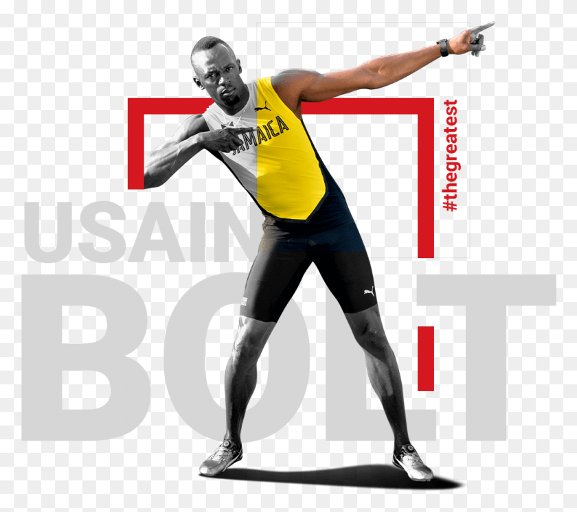 981x864 Usain Bolt Javelin Throw, Person, Human, Sport HD PNG Download