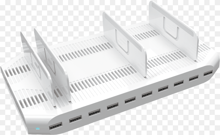 1133x698 Usb 10 Port Smart Charging Station Wslot Seperator Architecture, Electronics, Hardware, Router, Keyboard Clipart PNG