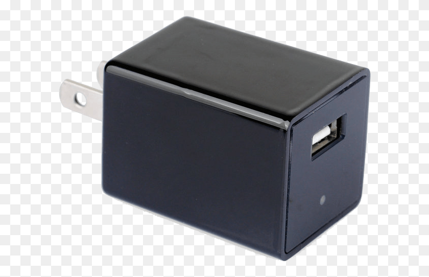 612x482 Usb Spy Camera Transparent Background Box, Adapter, Furniture, Plug HD PNG Download