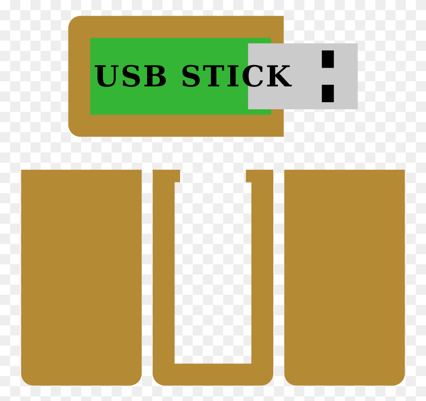 759x729 Usb Stick Original Size For Own Wooden Casing Usb Flash Drive, Label, Text, Word HD PNG Download