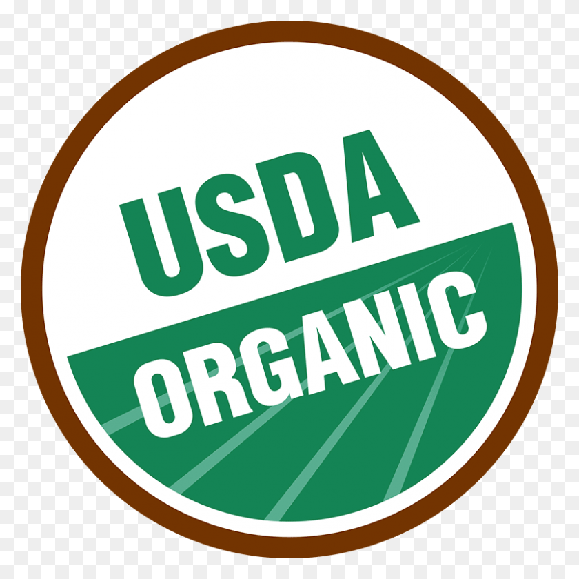 800x800 Usda Organic Logo, Label, Text, Sticker Descargar Hd Png