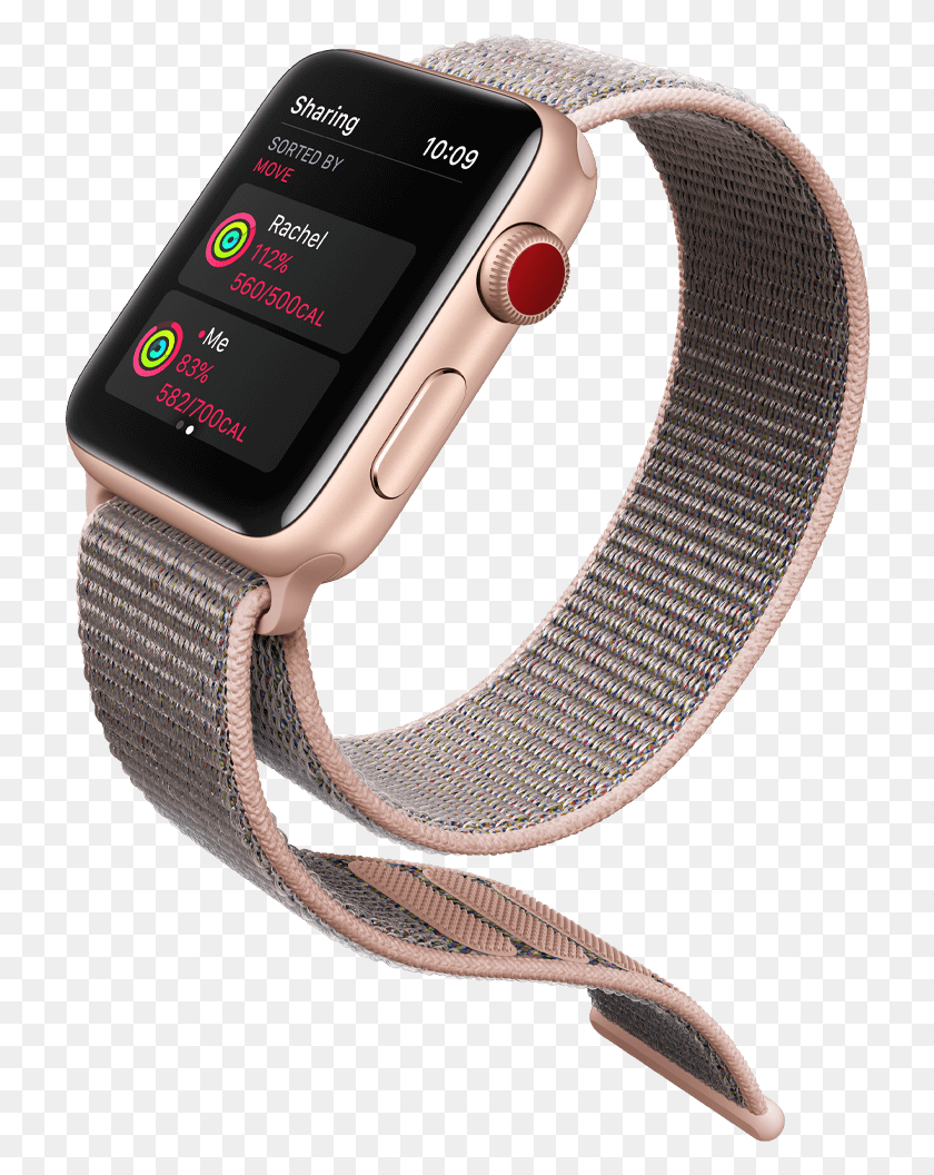 724x996 Use Apple Watch Series 3 To Compete With Your Friends Apple Watch Series, Wristwatch, Headphones, Electronics HD PNG Download