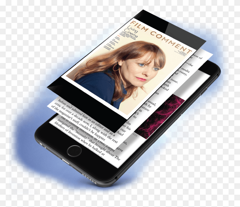 778x663 Use Our New App To Read Film Comment With Your Smartphone Mobile Phone, Person, Human, Phone HD PNG Download